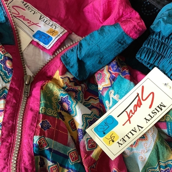 Nwt MISTY VALLEY VTG  90s sport light jacket MED - Picture 9 of 10